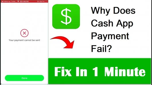 Cash App error message