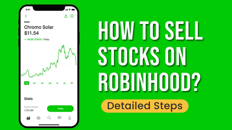 Sell stocks on Robinhood